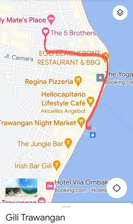 The 5 Brothers Hotel Gili Trawangan Exterior photo
